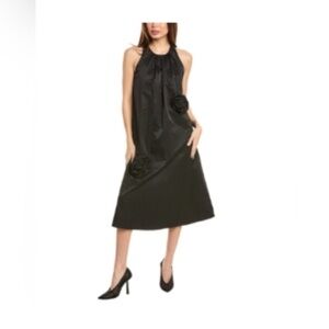 Gracia Halter Loose Fit Midi Dress